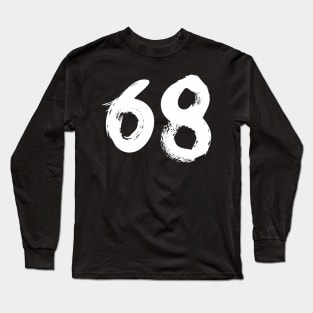 Number 68 Long Sleeve T-Shirt